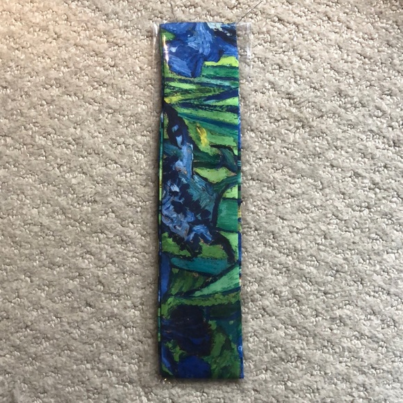 Vincent Van Gogh’s Irises Twilly Scarf - Picture 3 of 3